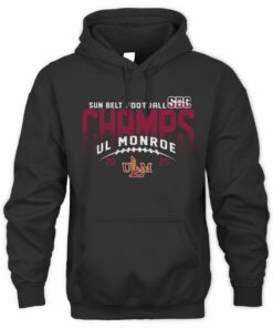 UL Monroe Warhawks 2025 Sun Belt Champs SBC Graphic Hoodie