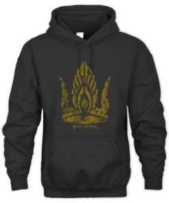 Lord Of The Rings Merch Lord Of The Rings Crown Unisex Hooded