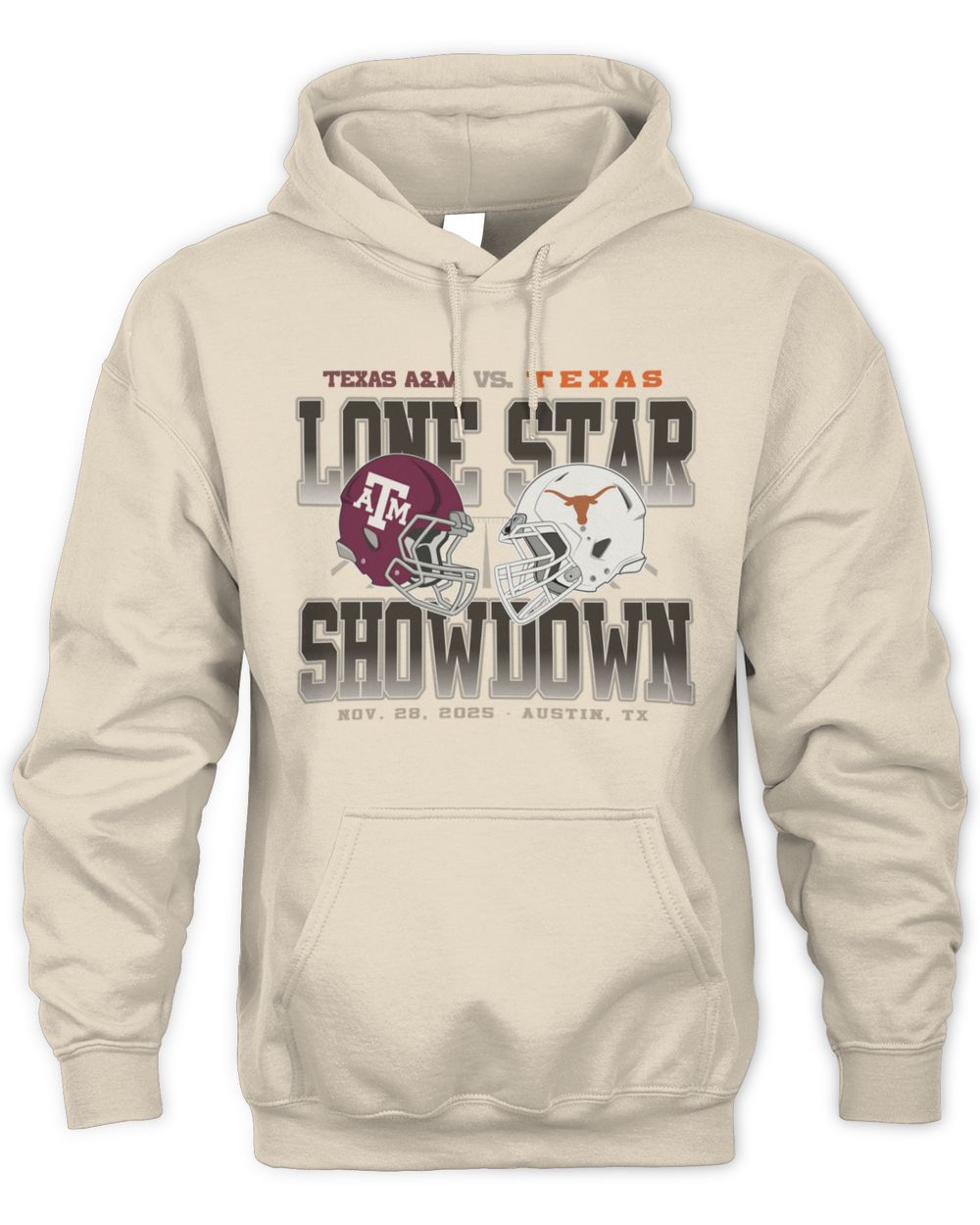 Texas A&M Aggies Vs Longhorns Lone Star Showdown Austin TX College Football Hoodie