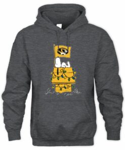 Missouri Tigers Snoopy House Christmas Lights Hoodie