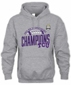 NCAA Shop TCU Horned Frogs  Big 12 Conference Football 2025 Champions Hoodie