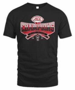 NC State Wolfpack 2025 ACC College Football Champion Team T-Shirt