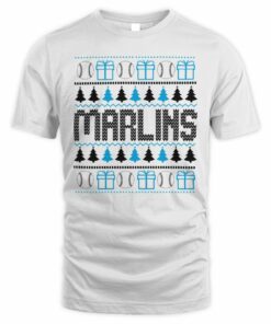 Miami Marlins Baseball Christmas Ugly Sweater T-Shirt