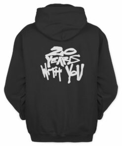 Rihanna Merch R20 Years With You Rhenna Black Hoodie