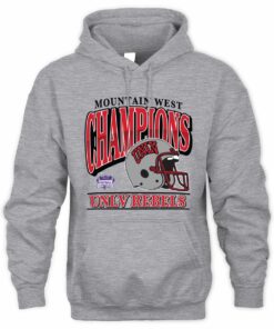 UNLV Rebels Football Helmet Vintage 2025 Mountain West Champs Hoodie