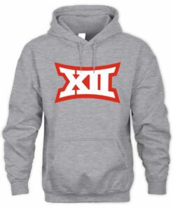 Men's Champion Gray Big 12 Gear Conference Sweatshirt Hoodie