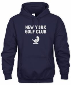 Tgl Merch 500 Level Navy New York Golf Club Small Birdie Official Hoodie