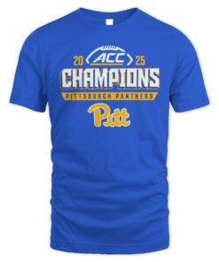 Pittsburgh Panthers 2025 ACC Football Conference Champions Locker Room T-Shirt