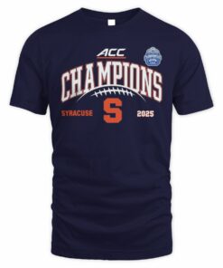 Syracuse Orange Football ACC Champions 2025 T-Shirt Official Team