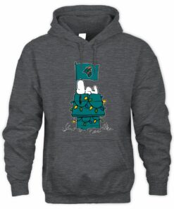 Coastal Carolina Chanticleers Snoopy House Christmas Lights Hoodie