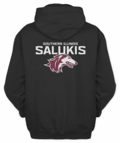 Southern Illinois Salukis Jesus Is King Football Cross Logo Team Hoodie