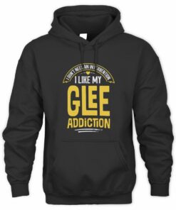 Glee Merch Addicted Glee Buy Funny DTNK0501 Glee Black Official Hoodie