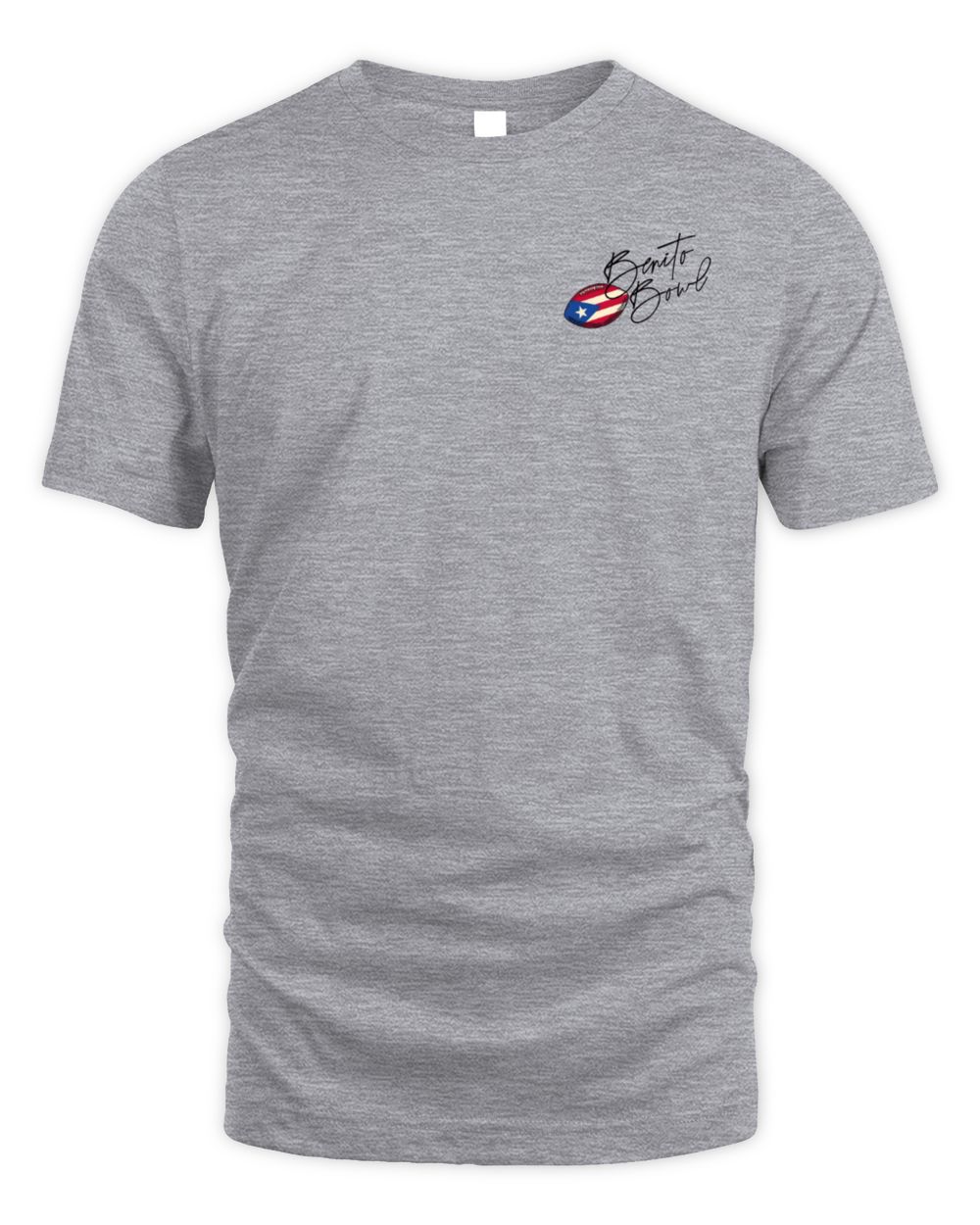 Benito Bowl Shop Team Benito V-Neck Jersey Style Tee Shirt