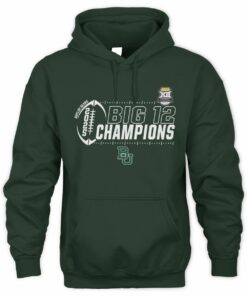 Official Baylor Bears Football Champions Big 12 Conference 2025 Hoodie