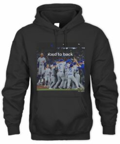 Los Angeles Baseball Team Back To Back Champions Celebration Hoodie