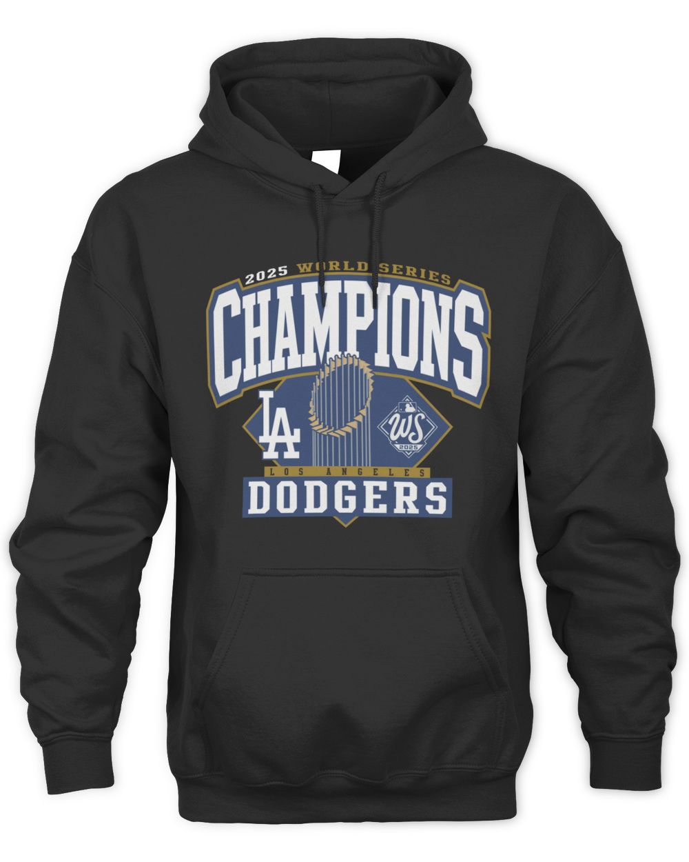 Official 2025 World Series Champions Los Angeles Dodgers WS Trophy Hoodie