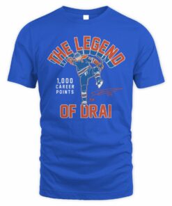 Leon Draisaitl The Legend of Drai 1,000 Points Youth T-Shirt