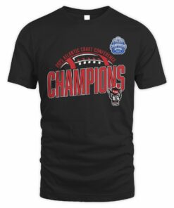 NC State Wolfpack 2025 ACC Football Conference Champions T-Shirt