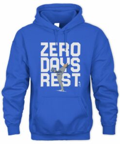 Zero Days Rest Pitching Baseball Yoshinobu Yamamoto Hoodie