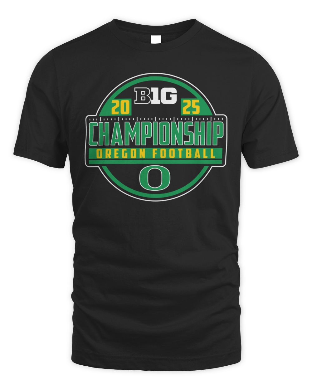 Oregon Ducks Big Ten Football Championship 2025 Official T-Shirt