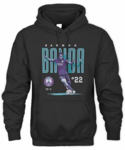 Orlando Pride Barbra Banda Bitmap Graphic Soccer Hoodie