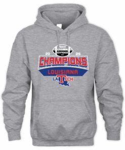 Louisiana Tech Bulldogs Champions 2025 C-USA College Football Hoodie