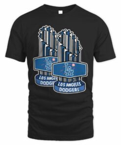 Los Angeles Dodgers Back To Back World Series Champions Trophy Tee