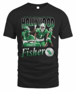 David Fisher Hollywood North Texas Football Tee