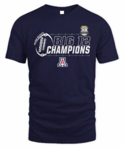 Arizona Wildcats 2025 Big 12 Football Conference Champions T-Shirt