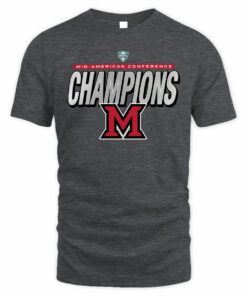 2025 MAC Football Champions Miami RedHawks Fan Tee