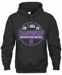 Northwestern Wildcats College Football 2025 Big Ten Champion Hoodie