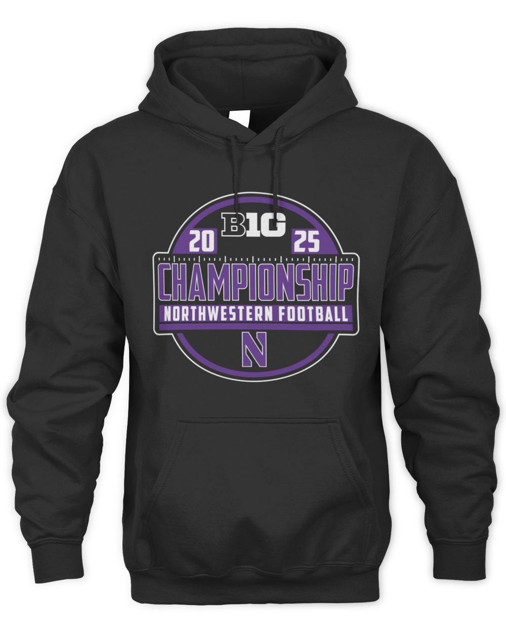 Northwestern Wildcats College Football 2025 Big Ten Champion Hoodie