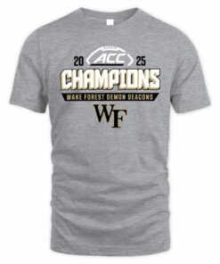 Wake Forest Demon Deacons 2025 ACC Football Conference Champions Locker Room T-Shirt