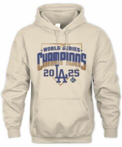 Los Angeles Dodgers 2025 Champions Arch World Series Hoodie