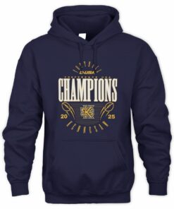 Official Kennesaw State Owls Conference USA 2025 Champions Graphic Hoodie