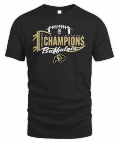 2025 Big 12 Colorado Buffaloes Conference Football Champions Official Locker Room Tee