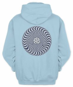 Levity Merch Eye Of The Storm V1 Faded Powder Hoodie