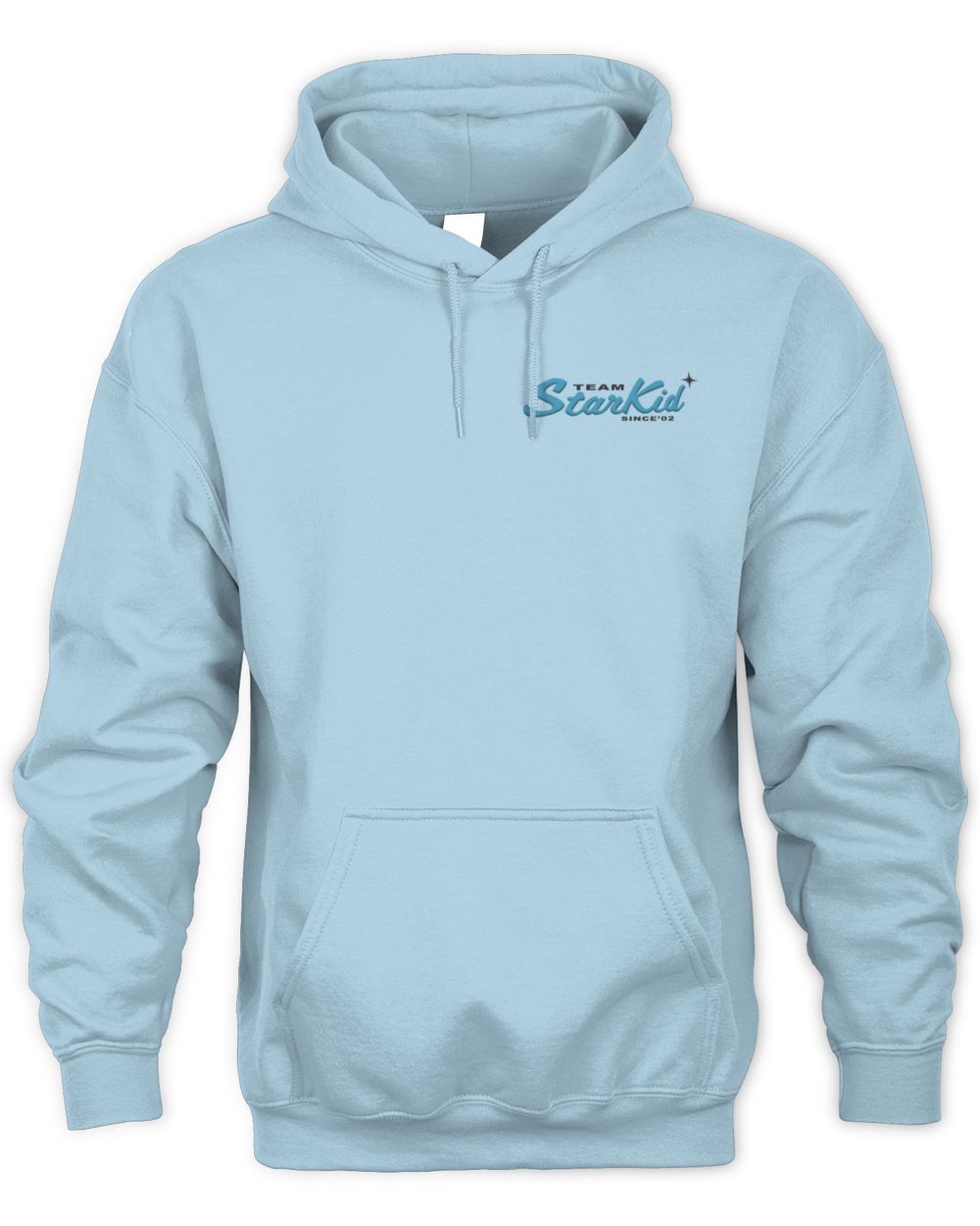 Starkid Merch Retro Logo Light Blue Hoodie