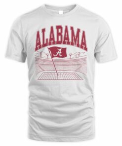 Official Alabama Crimson Tide Flag Plant T-Shirt