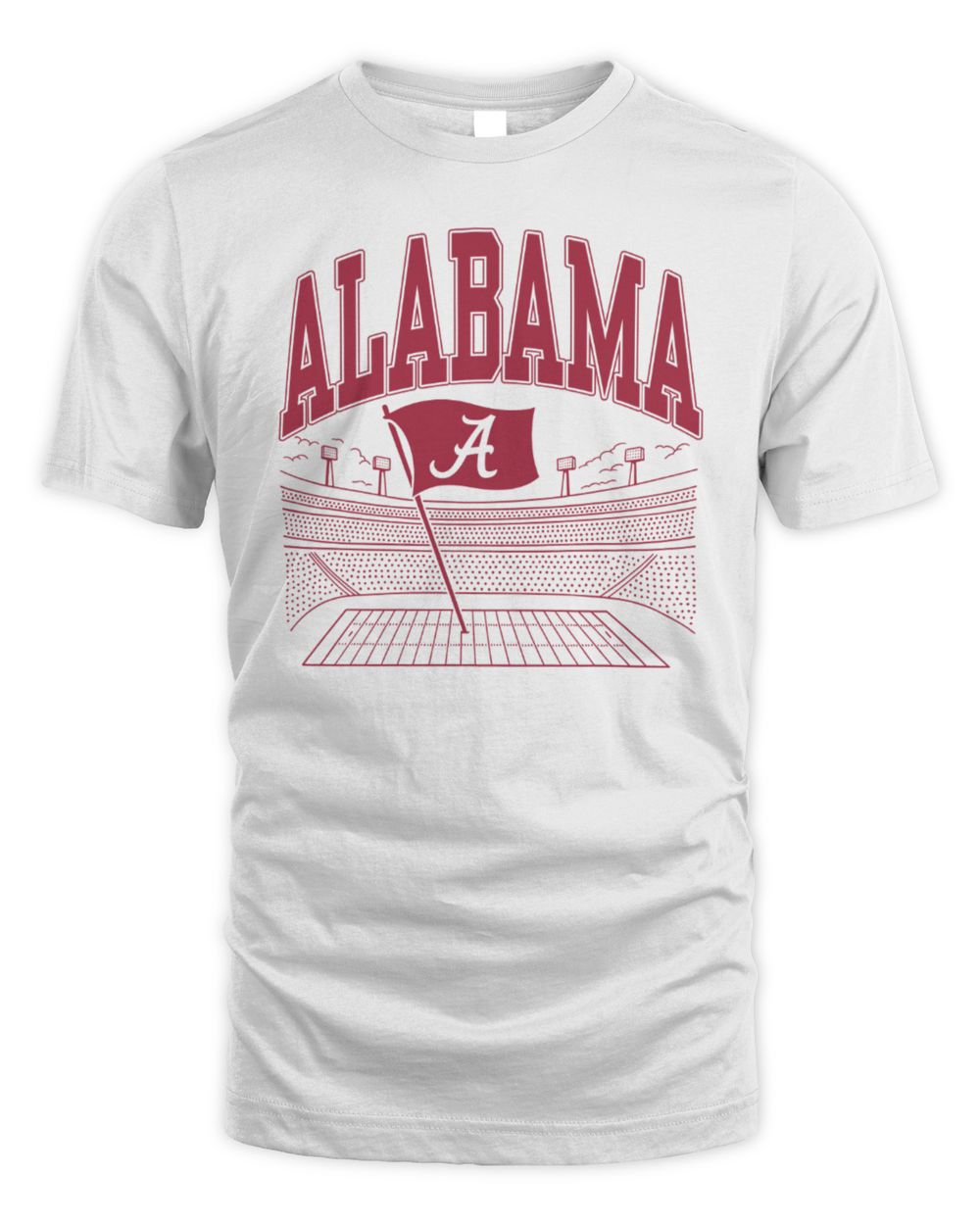 Official Alabama Crimson Tide Flag Plant T-Shirt