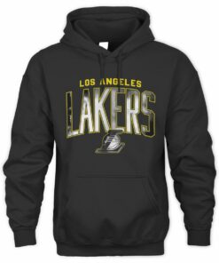 NBA Shop Los Angeles Lakers Arch Smoke Black Merch Hoodie