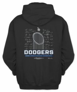 Los Angeles Dodgers 2025 Big And Tall World Series Champion Signature Roster Hoodie