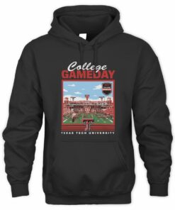 Texas Tech University Stadium College Gameday Football Hoodie