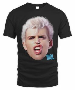 Billy Idol Merch Billy Smirk T-Shirt
