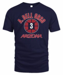 Anthony Dell'Orso Arizona Wildcats Name Number Ball T-Shirt