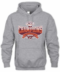 Virginia Tech Hokies Official ACC Football Champions 2025 Fan Hoodie