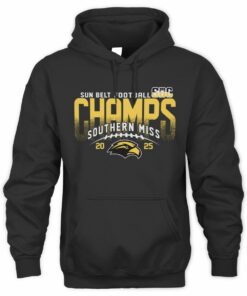 Southern Miss Golden Eagles 2025 Sun Belt Champs SBC Graphic Hoodie
