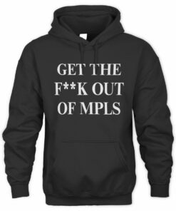 Jimmy Kimmel Shirt Get The Fk Out Of MPLS Black Hoodie