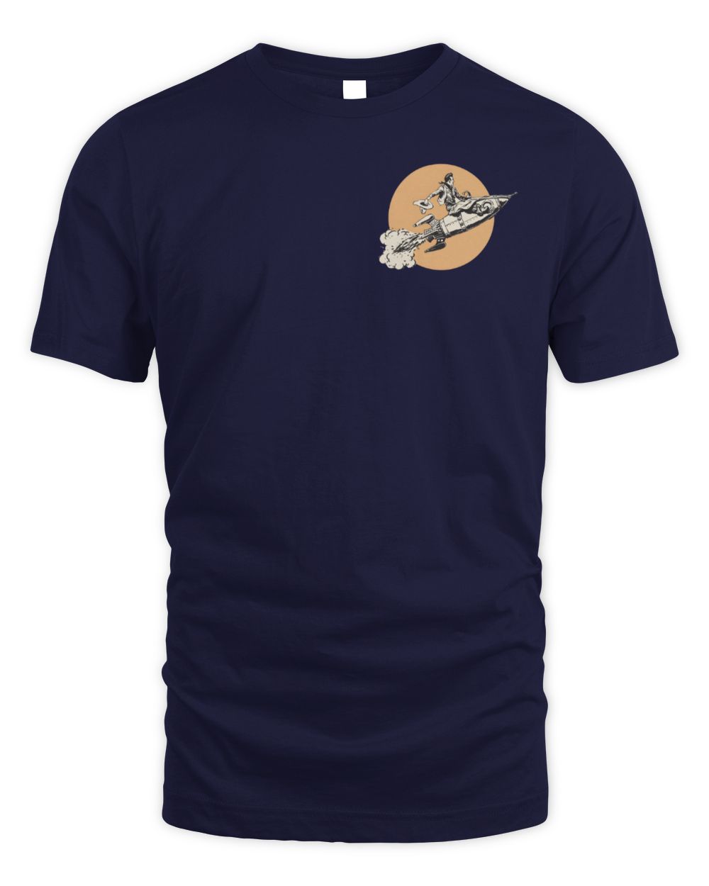 American Alchemy Shop Iron Horse Tee Navy Shirt