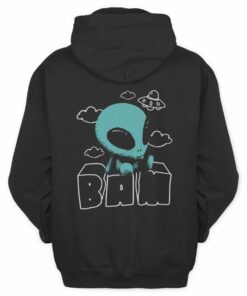 Kanel Joseph Baby Alien Menace Unisex Softstyle Black Merch Hoodie
